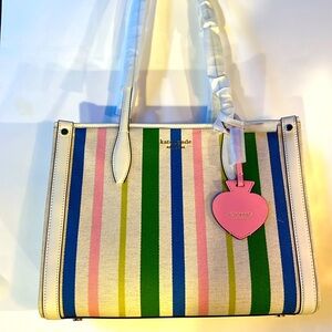 Kate Spade New York Market Breezy Stripe Print Tote